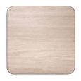 Claridge Coffee Table - Large - Square - Beige - Brushed Gold - Ceramic Top