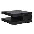 Oakura Black Oak C Blok Coffee Table