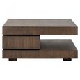 Oakura Dark Oak C Blok Coffee Table
