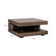 Oakura Dark Oak C Blok Coffee Table
