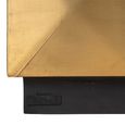 Collada Brass Cladded Square Coffee Table