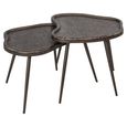 Bean Coffee Table - Set of 2 - Abstract - Brunzae - Metal