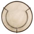 Cleo Coffee Table - 2 Tier - Round - Gold - Glass and Metal