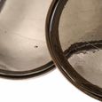 Fairfield Coffee Table - Set of 2 - Abstract - Antique Brass - Glass and Metal