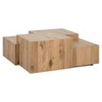 Lennox Coffee Table - Low - Natural - Oak