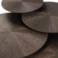 Quadra Coffee Table - Set of 4 - Round - Brunzae - Metal