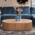 Belfort Coffee Table - Oval - Natural - Oak