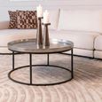 Lyam Silver Tray Round Coffee Table