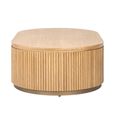 Belfort Coffee Table - Oval - Natural - Oak