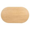 Belfort Coffee Table - Oval - Natural - Oak