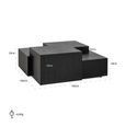 Lennox Dark Wood Coffee Table