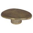 Pulitzer Brushed Gold Metal Coffee Table