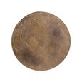 Tulum Brushed Gold 2 Tier Round Coffee Tables
