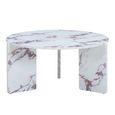 Halo Coffee Table - Round - Violetta - Marble Effect