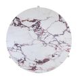 Halo Coffee Table - Round - Violetta - Marble Effect