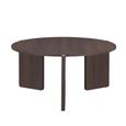 Halo Coffee Table - Round - Walnut - Wood