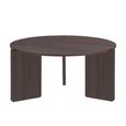 Halo Coffee Table - Round - Walnut - Wood