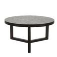 Iris Coffee Table - Round - Wenge Black - Wood
