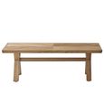 Sorrento Coffee Table - Cross Legs - Chevron - Elm Wood