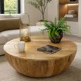 Coffee Table - Round - Mango Wood