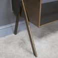 Coffee Table - Antique Gold - Glass and Metal