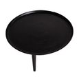 Coffee Table - Round - Matt Black - Aluminum