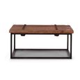 Scala Coffee Table - Brown and Black - Ash Wood and Metal