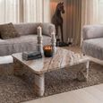 Carrara Coffee Table - Square - Sand - Marble