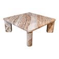 Carrara Coffee Table - Square - Sand - Marble