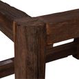 Coffee Table - Rustic Brown - Petrified Wood