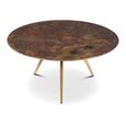 Colorado Coffee Table - Round - Antique Bronze - Metal