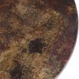 Colorado Coffee Table - Round - Antique Bronze - Metal