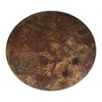Colorado Coffee Table - Round - Antique Bronze - Metal