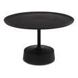 Faye Coffee Table - Round - Matt Black - Aluminum