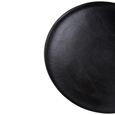 Faye Coffee Table - Round - Matt Black - Aluminum
