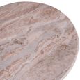 Magasa Coffee Table - Oval - Grey - Travertine