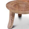 Coffee Table - Round - Rustic Natural - Wood