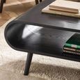 Apollo Coffee Table - Black - Oak