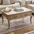 Camille Coffee Table - 2 Drawer - French Style - Natural - Limed Oak