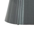 Barletta Coffee Table - Oval - Fluted Base - Dark Grey - Sintered Stone and Wood
