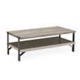Jupiter Coffee Table - Eco Stone and High Gloss Pearl Line