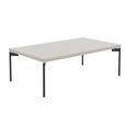Claire Coffee Table - Pearl Line Eco Veneer High Gloss and Black