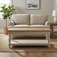 Clearance - Chateau Coffee Table - Grey Painted - Pine - FSS17436