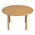 Jena Oak Coffee Table - Round - Natural