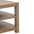 Blois Coffee Table - with Wicker Basket - Natural - Pinewood