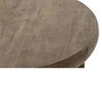 Coffee Table - Round - Dark Brown - Mango Wood