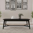 Clearance - Carrington Coffee Table - 120cm - Black Oak - FSS17512