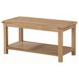 Clearance - Kilmore Oak Coffee Table - with Shelf - FSS17530
