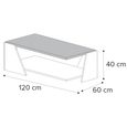 Fidia Italian Coffee Table - Fluted - Emperador Taupe - Marquinia Marble Effect Top