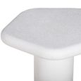 Geo White Coffee Table - Low - Pentagon